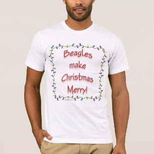 Camiseta Beagles fazem Feliz de Natal