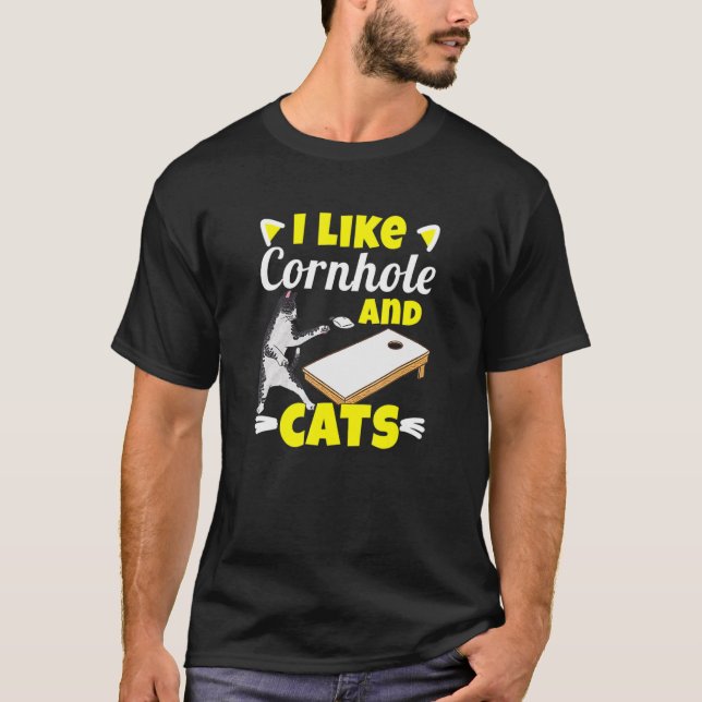 Camiseta Bean Bolsas Cornhole Cat Women (Frente)