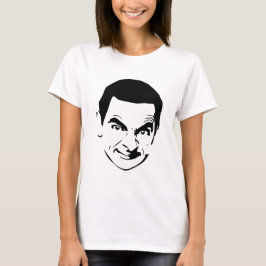 Camiseta Bean Face Stencil Pop Art