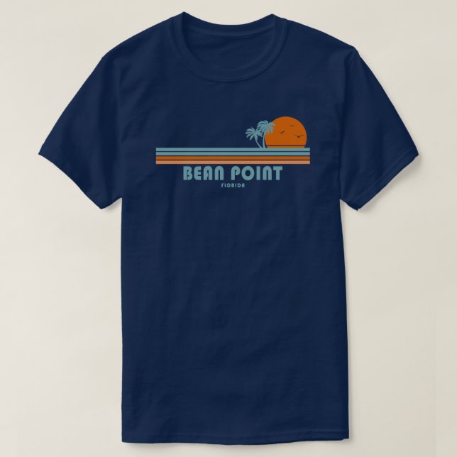 Camiseta Bean Point Beach Sun Palm Trees (Frente do Design)