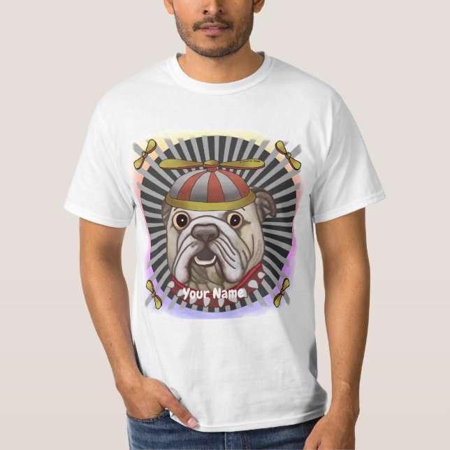 Camiseta Beanie Bulldog (Frente)