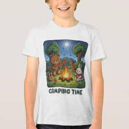 Camiseta Bear and Bunny Campfire Adventure