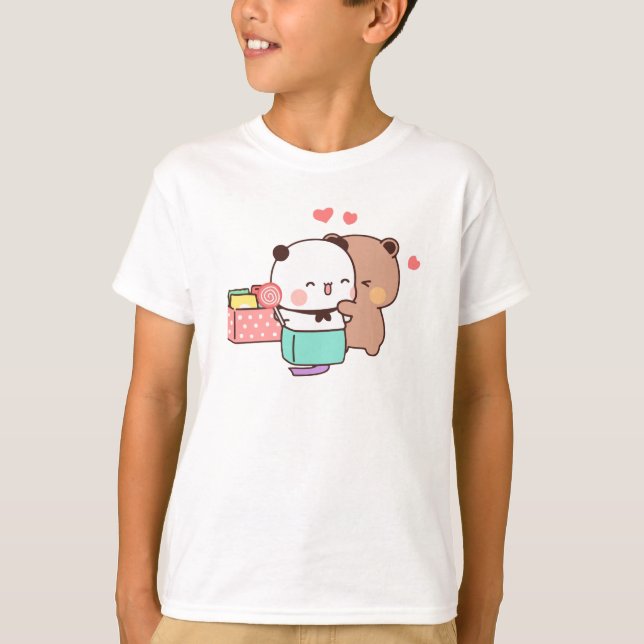 Camiseta Bear and Panda Bubu Dudu Balloon (Frente)