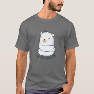 Camiseta Bear Animal Abraço Adoramento Joy Presente