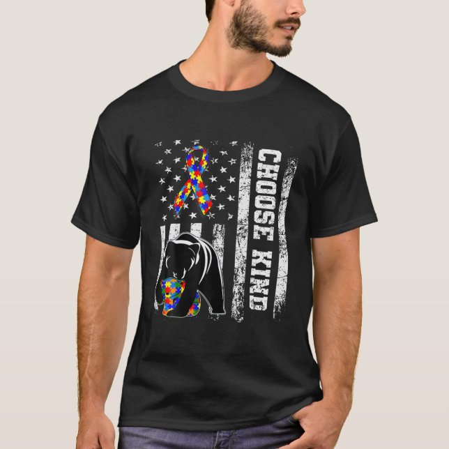 Camiseta Bear Autismo Escolher (Frente)