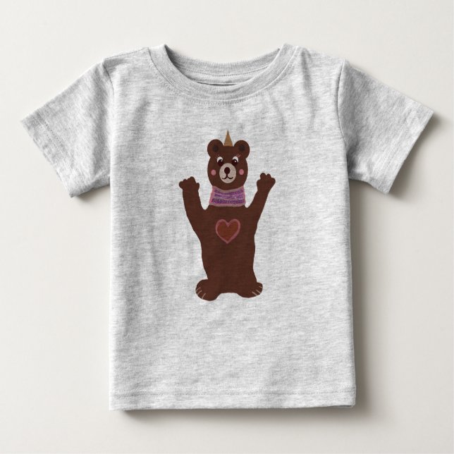 Camiseta Bear Baby Fine Jersey (Frente)