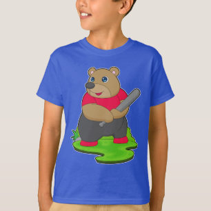 Camiseta Bear Baseball Baco
