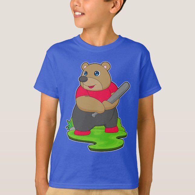 Camiseta Bear Baseball Baco (Frente)