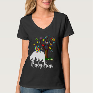 Camiseta Bear Bear Autismo Sensibilização Apoio ao Amor
