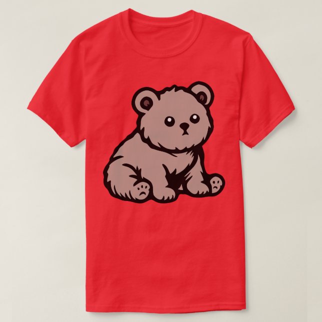 Camiseta Bear Bear Cub (Frente do Design)