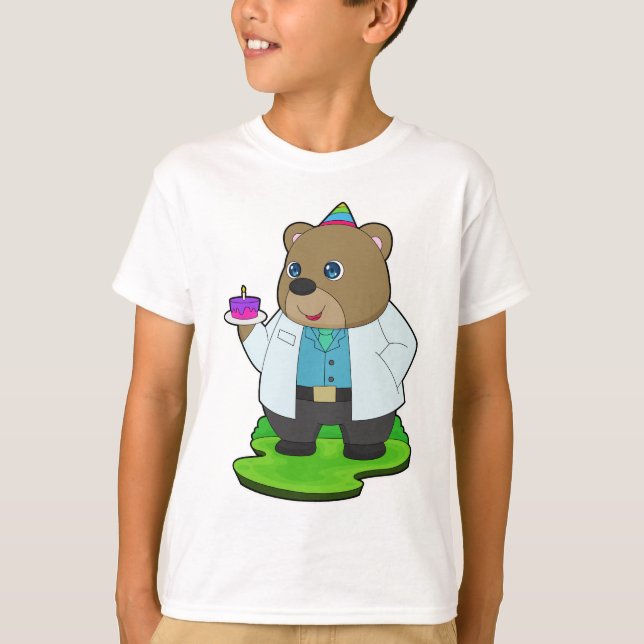 Camiseta Bear Birthday Doctor (Frente)