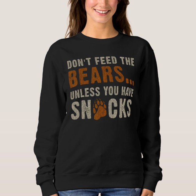 Camiseta Bear Community Don t feed the bears   Bear Pride G (Frente)