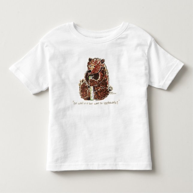 Camiseta Bear Contemplates Hibernation (Frente)