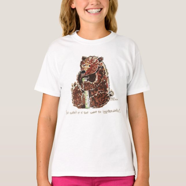Camiseta Bear Contemplates Hibernation (Frente)