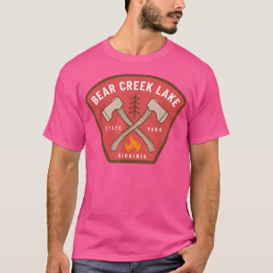 Camiseta Bear Creek Lake State Park Virginia Camp Fire Vaca
