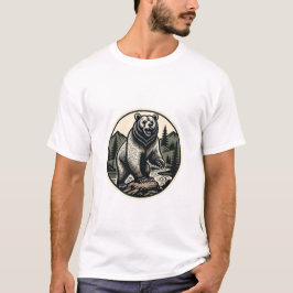 Camiseta Bear Crest Forest