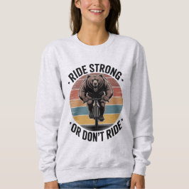 Camiseta Bear Cycling Vintage Sunset Biker Design