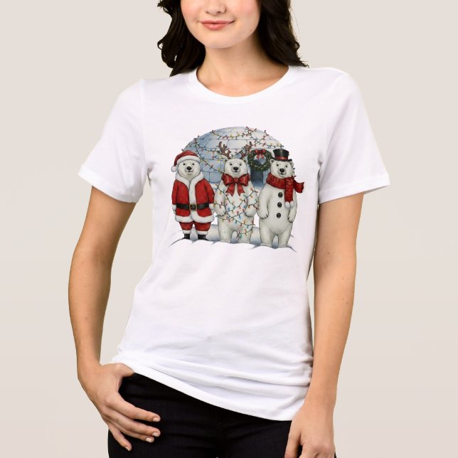 Camiseta Bear de Natal (Frente)