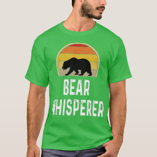 Camiseta Bear Hunter Oferece Urso Engraçado Sussurro Caçand