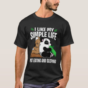 Camiseta Bear Koala Preguiçoso Socorro De Comida