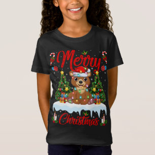 Camiseta Bear Lover Xmas Iluminando o Natal Bear