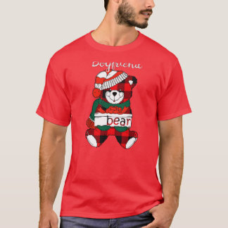 Camiseta Bear Pajama Red Xadrez Família Buffalo (19)