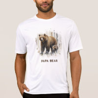 *~* BEAR PAPA Cubs artsy Dia de os pais Gift AP86