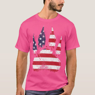 Camiseta Bear Paw Native American FLAG Premium 278