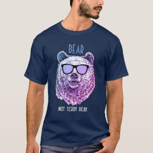 Camiseta BEAR Personalizado NÃO DEDDY BEAR Presente Para Ho