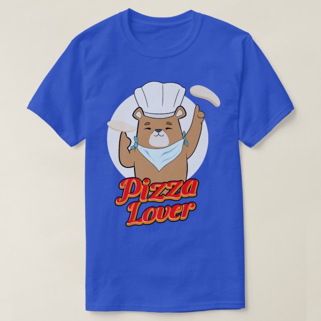 Camiseta Bear Pizza Lover (Frente do Design)