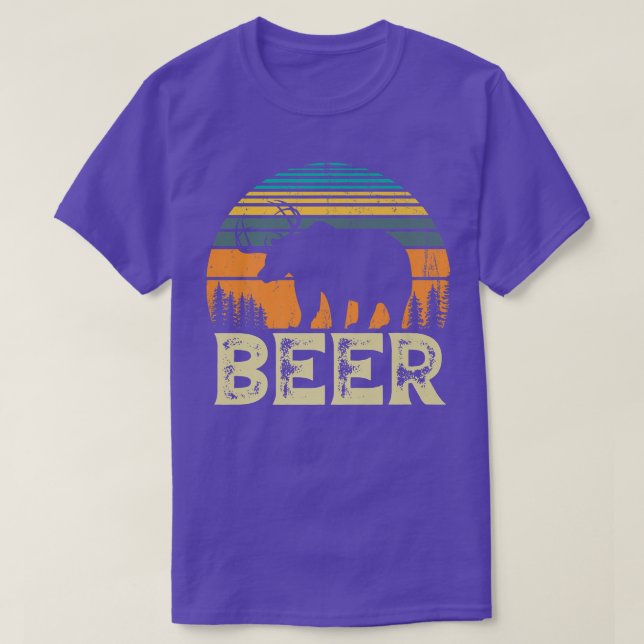 Camiseta Bear Querido Engraçado Beer Retro Vintage Premium (Frente do Design)