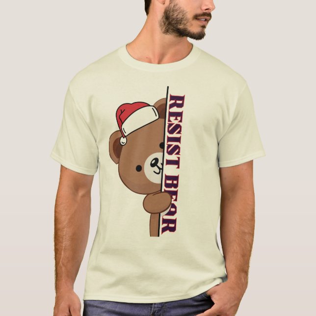 Camiseta Bear Resist christmas (Frente)