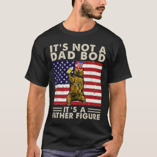 Camiseta Bear Retro Não É Um Bod Pai É Um Pai Figura U