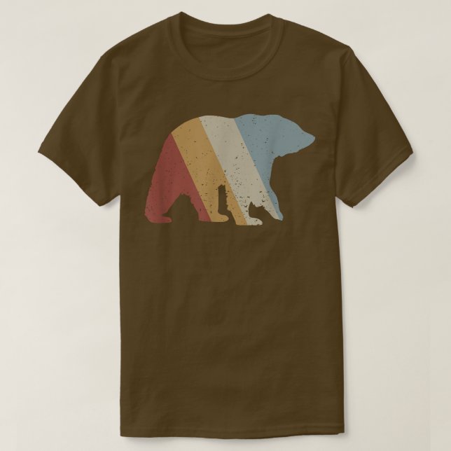 Camiseta Bear Retro Style Vintage 284 (Frente do Design)
