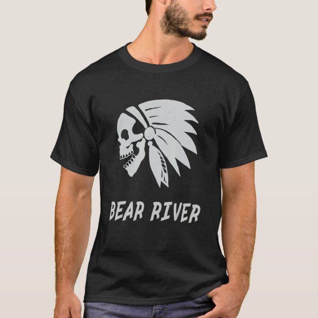 Camiseta Bear River Native American IndianBorn Freedom Evil (Frente)