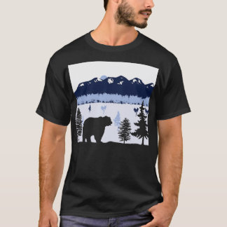 Camiseta Bear Sunset TSirt