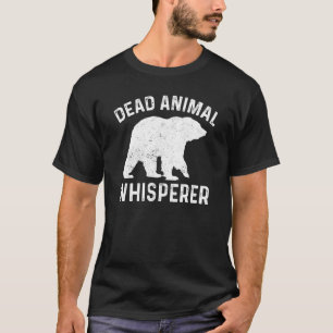Camiseta Bear Taxidermismo Morto Animal Whisperer Taxidermy