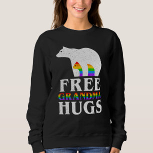 Camiseta Bear Vovó Livre Abraçando Avó Arrasto Arco-Íris Si