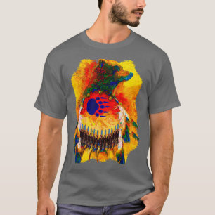 Camiseta Bear Warrior Native American T