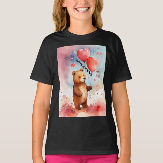 Camiseta Bear-y Happy Birthday Tee (Frente)