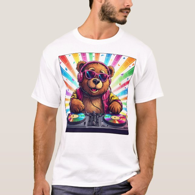 Camiseta Bearbie DJ (Frente)