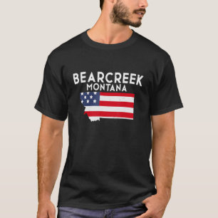 Camiseta Bearcreek Montana EUA State America Viagem Montana