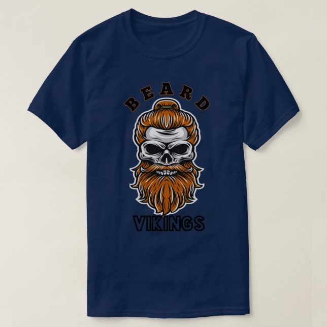 Camiseta Beard and mustache (Frente do Design)