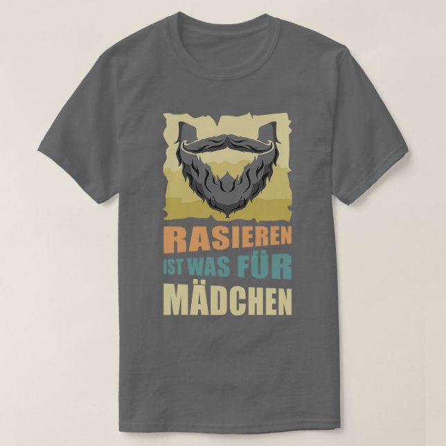 Camiseta Beard Engraçado Presente 4 (Frente do Design)