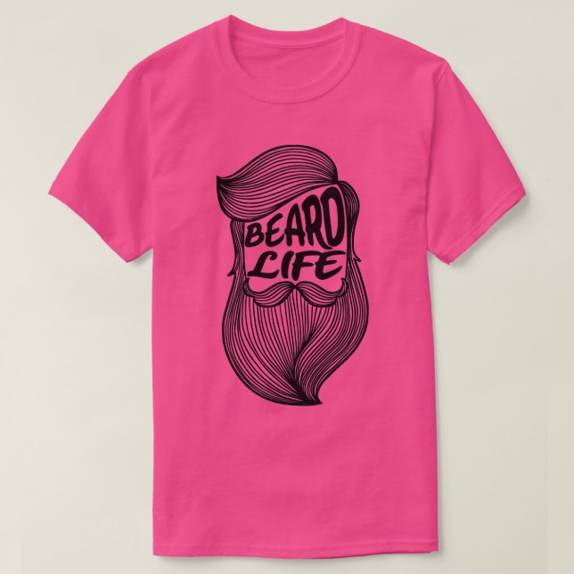 Camiseta Beard Life Engraçado Presente 3 (Frente do Design)