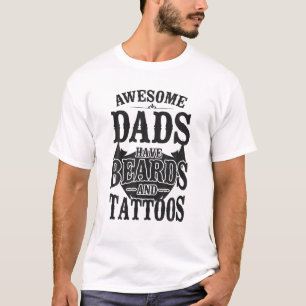 Camiseta Beard Lover Bearded Man Pai Incríveis Pais Têm Urs