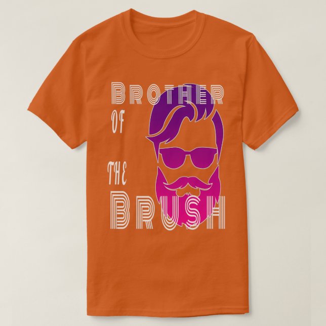 Camiseta Beard Lover Irmão Da Ideia Do Presente De Pincel (Frente do Design)
