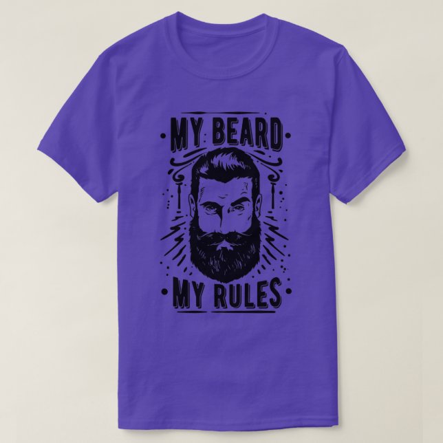 Camiseta Beard Lovers presentes na minha barba minhas regra (Frente do Design)