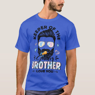 Camiseta Beard Men Keeper Of Gender Brother Loves You Gende