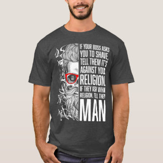 Camiseta Beard Religião do Homem